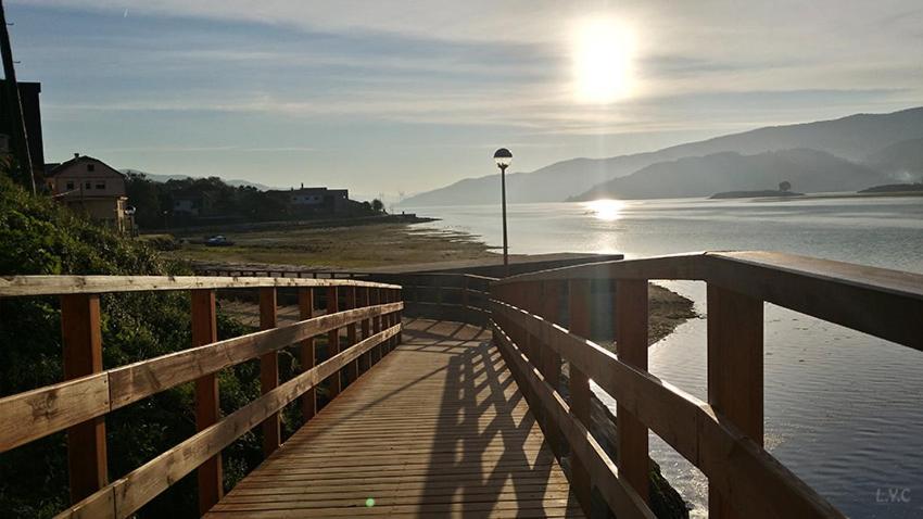 Villa Vivienda familiar en la Ría de Vigo Santa María Exterior foto